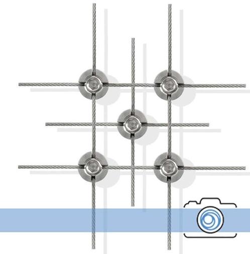 Plant Klimhulp kruisschroef Rvs Trellis 3mm, Doe-het-zelf en Verbouw, IJzerwaren en Bevestigingsmiddelen, Verzenden