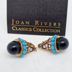 Joan Rivers - Verguld - Oorbellen - Turkoois