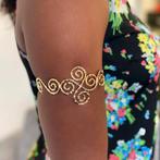Afrikaanse stijl bovenarm Bangle armband sieraad - Queen - G, Sieraden, Tassen en Uiterlijk, Armbanden, Nieuw, Ophalen of Verzenden