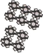 Ster aluminium heatsink 20mm - 10 stuks, Hobby en Vrije tijd, Elektronica-componenten, Verzenden, Nieuw