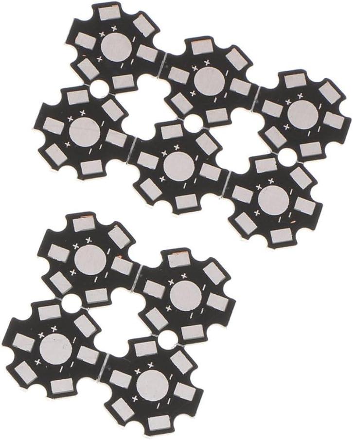 Ster aluminium heatsink 20mm - 10 stuks, Hobby en Vrije tijd, Elektronica-componenten, Verzenden