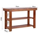 2-in-1 schoenenrek en bank gemaakt van acaciahout - 70 cm, Huis en Inrichting, Verzenden, Nieuw