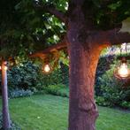Trendy solar LED tafel- en hanglamp Vogue, zwart metaal, Tuin en Terras, Overige materialen, Verzenden, Minder dan 50 watt, Overige typen