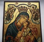 Icoon - De Heilige Moeder van God, handgeschilderde icoon -