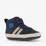 Groot leren jongens babyschoenen blauw maat 18, Verzenden, Nieuw