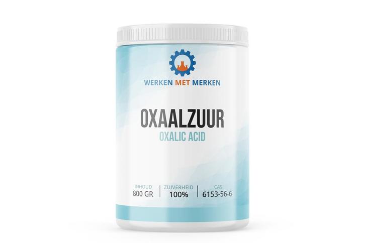 Wmm Chemie Oxaalzuur 800 gr, pot, Doe-het-zelf en Verbouw, Overige Doe-het-zelf en Verbouw, Nieuw, Verzenden