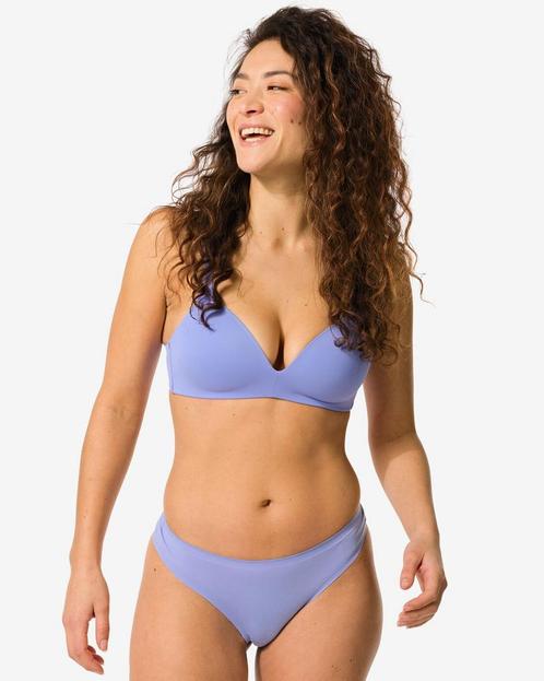 HEMA Damesstring second skin micro blauw, Kleding | Dames, Ondergoed en Lingerie, Verzenden