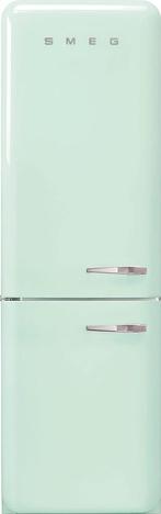Smeg FAB32LPG5 retro jaren 50 koelkast watergroen - linksdra, Witgoed en Apparatuur, 150 tot 200 liter, Verzenden, 60 cm of meer