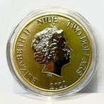 Niue. 2020 1 oz $2 NZD Niue Silver Disney Mickey & Minnie, Postzegels en Munten, Edelmetalen en Baren