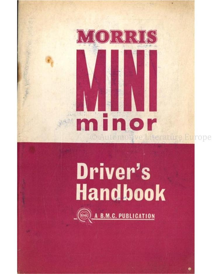 1965 MORRIS MINI MINOR INSTRUCTIEBOEKJE ENGELS, Auto diversen, Handleidingen en Instructieboekjes