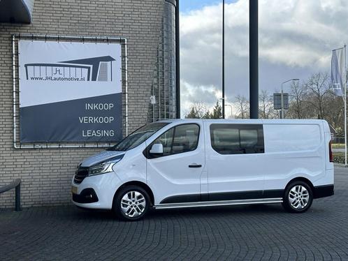 Renault Trafic 2.0 dCi 170 T29 L2H1 DC Luxe*AUTO*HAAK*ECC*CA, Auto's, Bestelauto's, Lease, Zwart, Automaat, Wit, Financial lease
