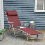 TRUUSK Ligstoel Voor Balkon, 1-St, 137 X 63,5 X 100,5 Cm, Me, Verzenden, Nieuw