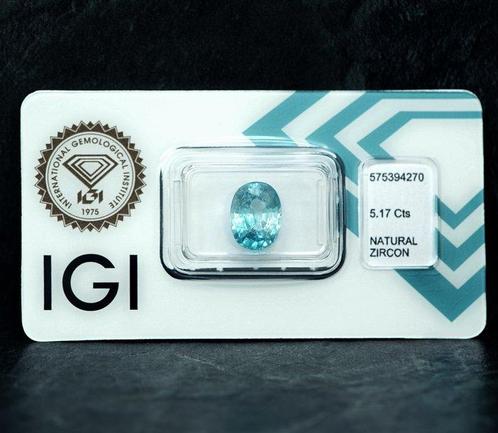 Zirkoon - 5.17 ct - International Gemological Institute, Sieraden, Tassen en Uiterlijk, Edelstenen
