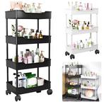 Mobiele Opbergwagen met Wielen 3 of 4 Lagen Organizer, Verzenden, Nieuw