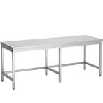 Rvs werktafel zonder bodemschap 2200x600x900 mm, Verzenden, Nieuw in verpakking