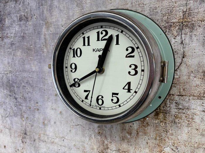 Wandklok - Kappa - Glas, Emaille - 1975-2000, Antiek en Kunst, Antiek | Wandborden en Tegels