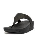 -10% FitFlop  FitFlop Lulu sparkle toepost  maat 38, Verzenden, Nieuw, Zwart