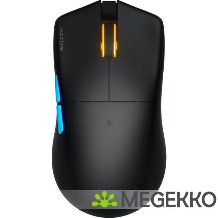 HATOR Pulsar 3 Pro Wireless RGB Zwart, Computers en Software, Muizen, Nieuw, Verzenden