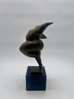 Beeld, Danseres naar Milo - 34 cm - Brons, Marmer, Antiek en Kunst