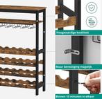 2dekans | Niceey Wijnrek - Wijnkast - Barkast - Voor 24, Huis en Inrichting, Woonaccessoires | Wijnrekken, Ophalen of Verzenden