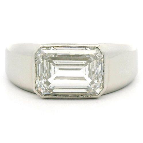 Zonder Minimumprijs - Ring Platina - 5.02ct. tw. Diamant, Sieraden, Tassen en Uiterlijk, Ringen