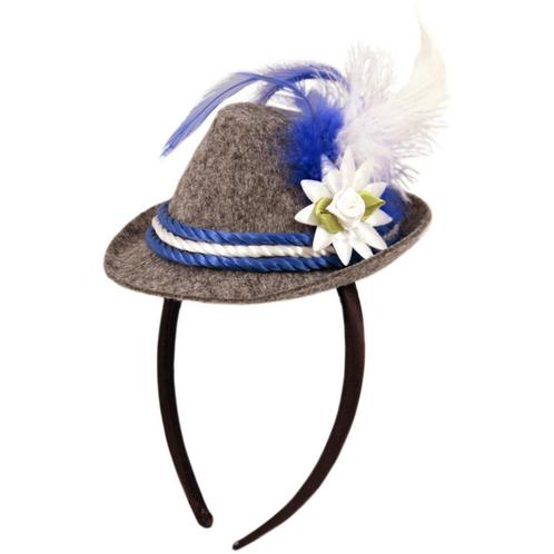 Tiara met Oktoberfeest hoedje - Tirolerhoeden, Hobby en Vrije tijd, Feestartikelen, Ophalen of Verzenden