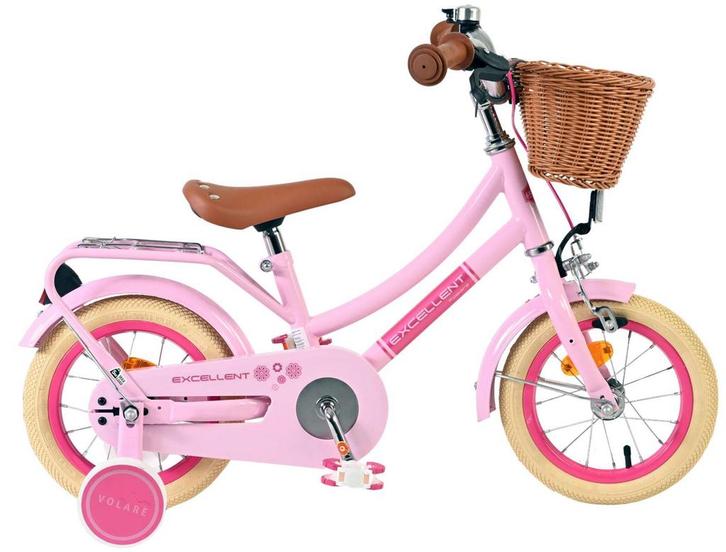 Volare Excellent Kinderfiets - Meisjes - 12 inch - Roze, Fietsen en Brommers, Fietsen | Meisjes, 14 inch of minder, Nieuw, Verzenden