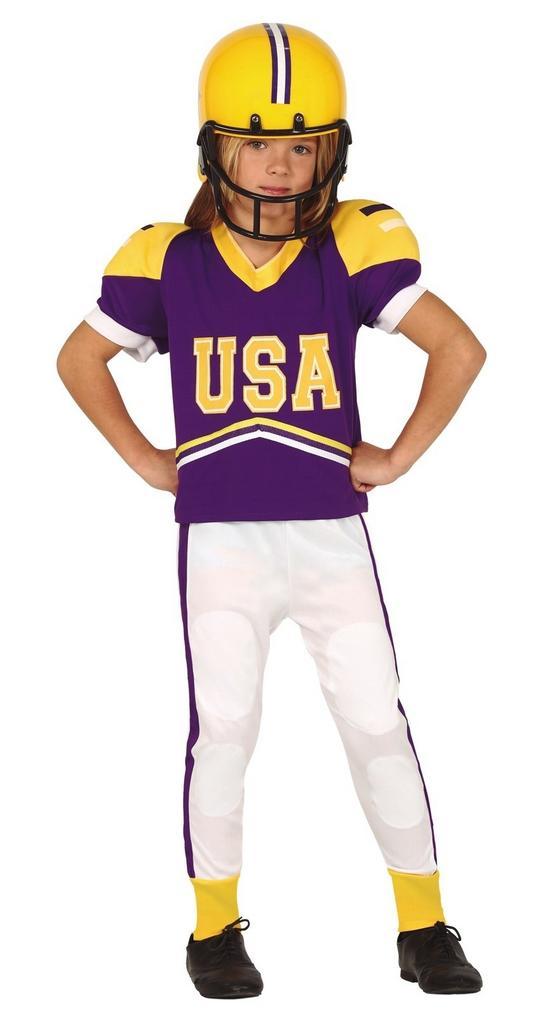 American Football Kostuum Kind Paars, Kleding | Heren, Carnavalskleding en Feestkleding, Nieuw, Ophalen of Verzenden