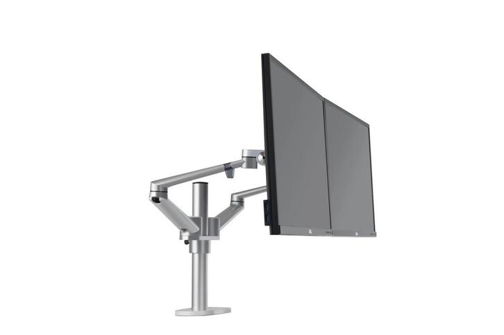Spire dual monitor beugel voor twee schermen - monitor arm v, Computers en Software, Monitoren, Nieuw, Verzenden
