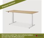 Ethnicraft Bok verstelbaar bureau eikenhout - Wit, Ophalen of Verzenden, Nieuw, Overige materialen
