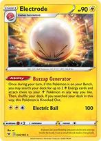 Electrode 046/185 holo Vivid Voltage, Ophalen of Verzenden, Nieuw, Losse kaart, Foil
