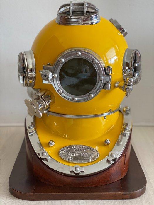 Duikhelm - XXL Nautische Duikhelm Mark V Morse Diving, Antiek en Kunst, Kunst | Designobjecten
