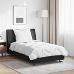 vidaXL Dekbed Set met kussen 2 pcs Wit Microfibre, Verzenden, Nieuw, Wit