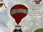 Naar boven - Dromen tussen de Wolken - Meubelstof - 3 m -