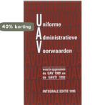 Uniforme Administratieve Voorwaarden integrale editie 1995, Verzenden, Gelezen, F.H. van den Bercken