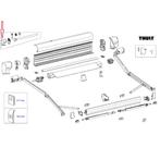 Thule 8000 Eindkap vaste bak links 220V Antraciet, Nieuw