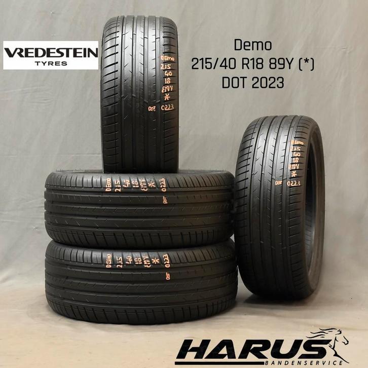 215/40/18 89Y (*) Vredestein zomerbanden demo 4X, Auto-onderdelen, Banden en Velgen, 18 inch, Erkend duurzaam, Zomerbanden, 215 mm