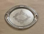 Dienblad - .925 zilver - Grote ovale schaal in