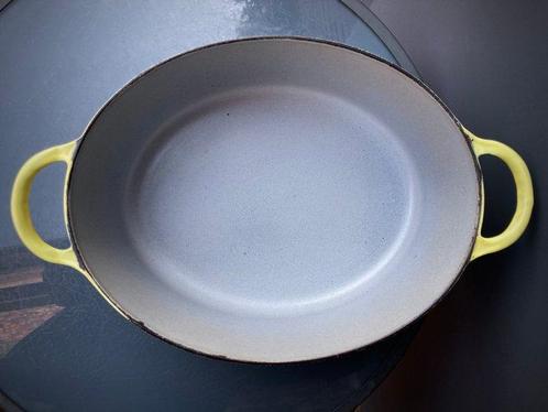 Le Creuset - Braadpan - Emaille, Lettertype, Antiek en Kunst, Antiek | Keukenbenodigdheden