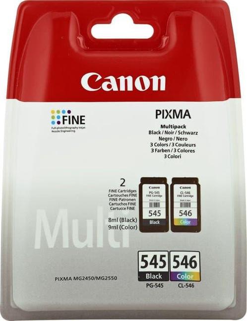 Canon pg-545 / cl-546 Inktcartridge - Kleur &amp; Zwart +, Computers en Software, Overige Computers en Software, Zo goed als nieuw