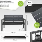 KESSER® Tuinbank met kussen - Zitbank - Weerbestendig - Antr, Verzenden, Nieuw