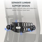 Ergonomische Bureaustoel -  Office Chair - Gamestoel - Volwa, Verzenden, Nieuw