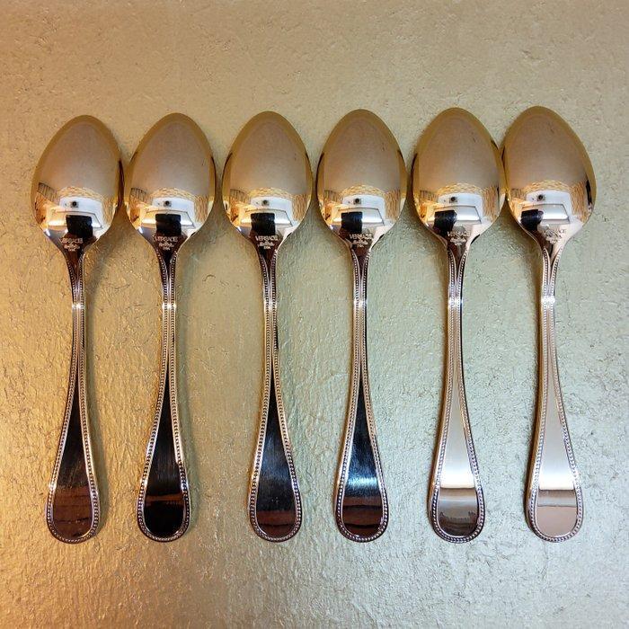 6x Versace x Rosenthal Löffel – 24K vergoldet – Länge 14 cm, Antiek en Kunst, Antiek | Meubels | Tafels