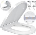 WC bril Softclose - Toiletbril - Wit - KESSER®, Verzenden, Nieuw