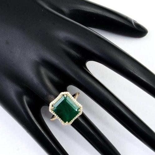 Zonder Minimumprijs - Ring - 14 karaat Geel goud - 6.74ct., Sieraden, Tassen en Uiterlijk, Ringen