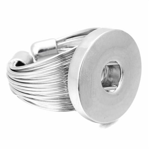 Fako Bijoux® - Ring Voor Click Buttons - Open - Deluxe, Sieraden, Tassen en Uiterlijk, Ringen, Verzenden