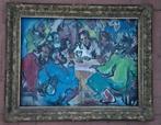 Escuela postimpresionista (XX) - La Última Cena, Antiek en Kunst, Kunst | Schilderijen | Klassiek
