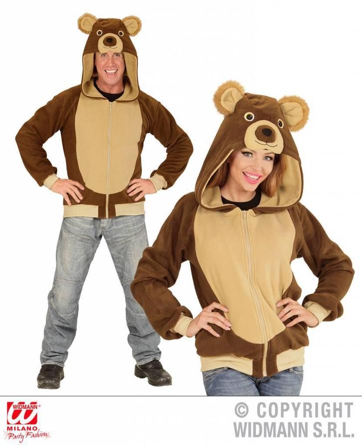 Hoodie vest Beer, Kleding | Dames, Carnavalskleding en Feestkleding, Nieuw, Ophalen of Verzenden