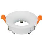 Spot Armatuur GU10 - Inbouw Rond - Mat Wit Aluminium - Ø85mm, Huis en Inrichting, Metaal of Aluminium, Nieuw, Ophalen of Verzenden