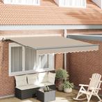 vidaXL Handmatige Verstelbare Luifel Beige 350 x 250 cm, Verzenden, Nieuw